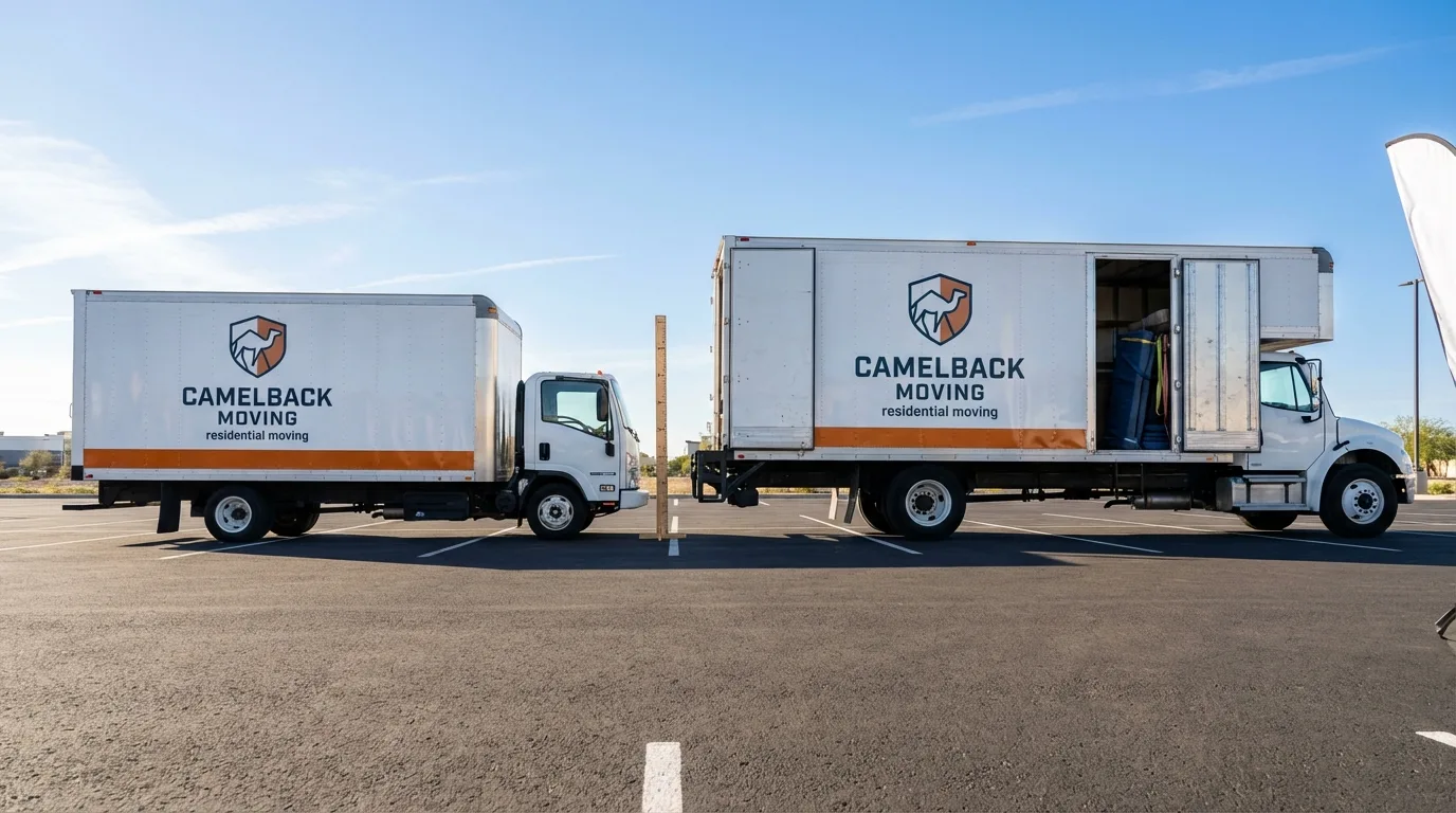 Moving truck size capacity guide in Estancia